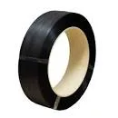 PP-muovivanne 15 x 0,80 mm, Ø 400 mm, 1.500 m, Musta