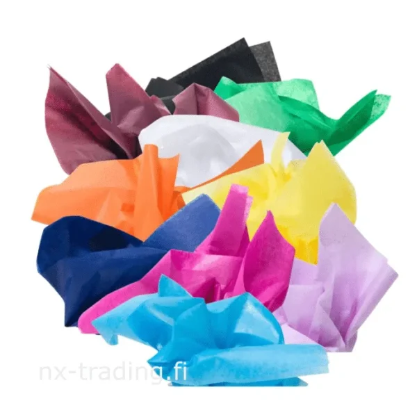 Värillinen silkkipaperi